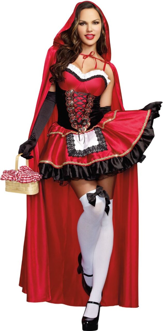 The Costume Center Red Little Riding Hood Women Adult Halloween Costume - Large